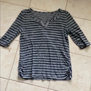 1/4 Sleeve Striped Calvin Klein Tee